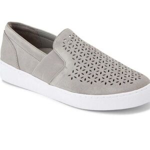 Vionic Light Gray Perforated Slip-On Sneaker (no insoles included )